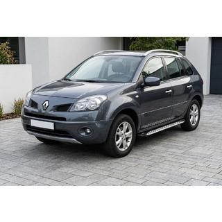 Боковые Подножки Shining V1 (2 шт., Алюминий) Renault Koleos 2008-2016 гг. фото 1