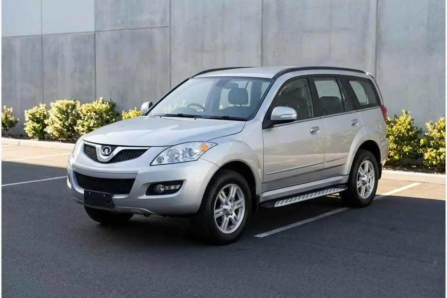 GreatWall Haval/Hover H3 2005-2013 гг. Боковые Подножки Shining V1 (2 шт., Алюминий) Image