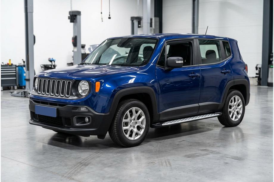 Jeep Renegade 2014- гг. Боковые Подножки Shining V1 (2 шт., Алюминий) Фото 1