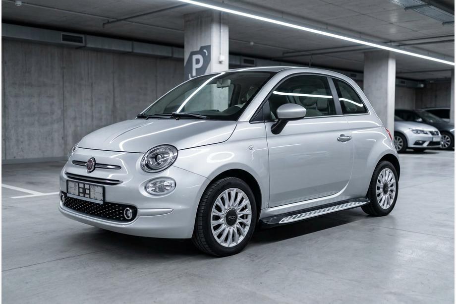 Fiat 500/500L 2013-2022 гг. Боковые Подножки Shining V1 (2 шт., Алюминий) Фото 1