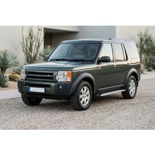 Боковые Подножки Shining V1 (2 шт., Алюминий) Land Rover Discovery III 2004–2009 гг. фото 1