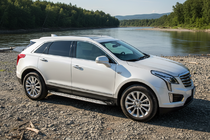 Cadillac XT5 2016- гг. Боковые Подножки Shining V1 (2 шт., Алюминий) фото 1