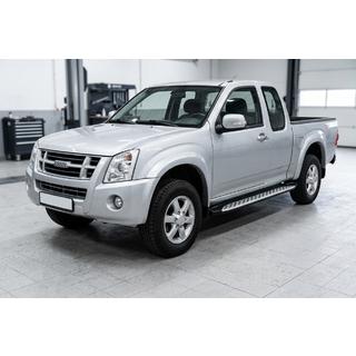 Боковые Подножки Shining V1 (2 шт., Алюминий) Isuzu D-Max 2002-2011 гг. фото 1