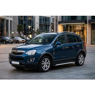 Боковые Подножки Shining V1 (2 шт., Алюминий) Opel Antara 2006-2017 гг. фото 1