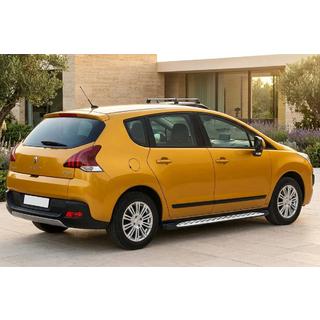 Боковые Подножки Shining V1 (2 шт., Алюминий) Peugeot 3008 2008-2016 гг. фото 1