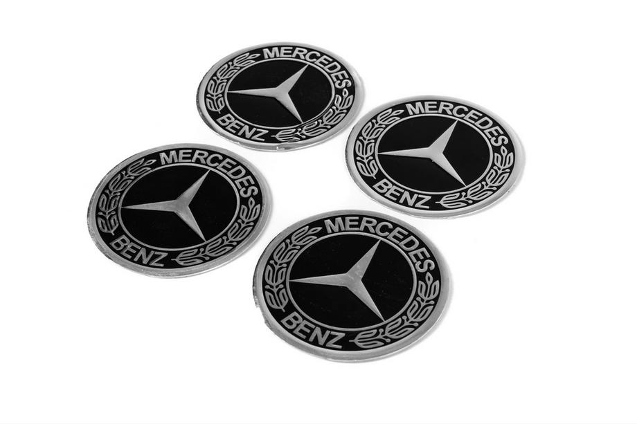 Mercedes-Benz Наклейки на диски 90мм (комплект 4 шт) Image