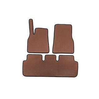 Коврики EVA (2021+, Коричневые) Tesla Model S 2012– гг. фото 1