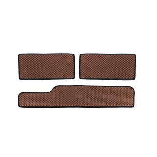 Полиуретановые коврики на пороги (3 шт, EVA, Коричневый) фото 1