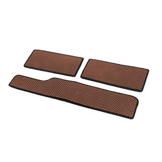 Полиуретановые коврики на пороги (3 шт, EVA, Коричневый) фото 2