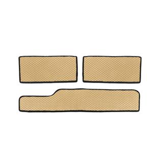 Полиуретановые коврики на пороги (3 шт, EVA, Бежевые) фото 1