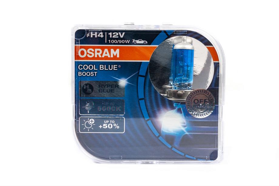 Лампы головного света Osram H4 100/90W Cool Blue Hyper 62193CBB (2 шт) Image