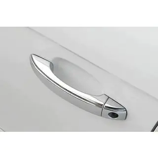 Хромированные накладки на ручки без кнопок (4 шт., нержавейка) Audi A5 2007-2015 гг. фото 1