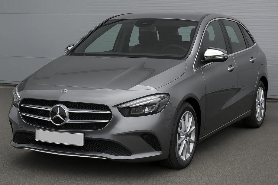 Mercedes B-class W247 2019- гг. Накладки на Зеркала (2 шт, Нержавейка) Фото 3