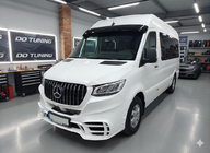 Mercedes Sprinter W907/W910 2018- гг. Передний бампер с решеткой V2 (AMG) фото 5