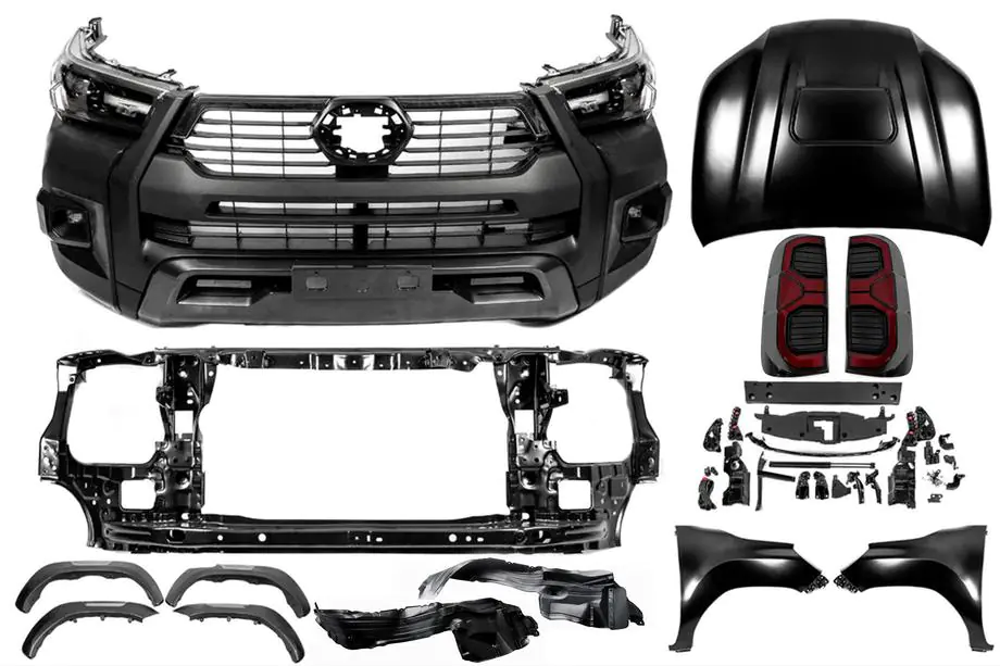 Toyota Hilux 2006-2015 гг. Комплект рестайлинга под 2022