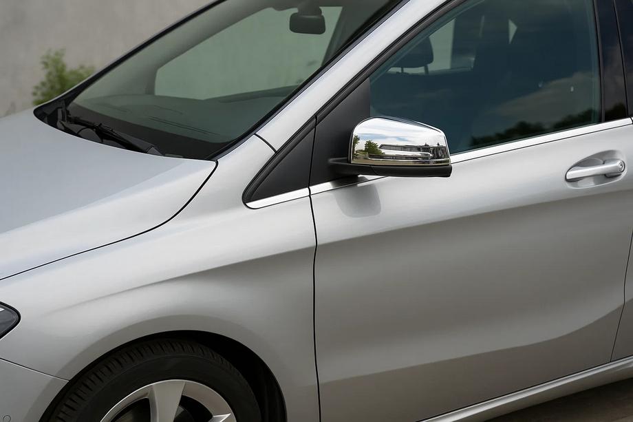 Mercedes B-class W246 2011-2018 гг. Накладки на Зеркала (2 шт, Нержавейка) Фото 1
