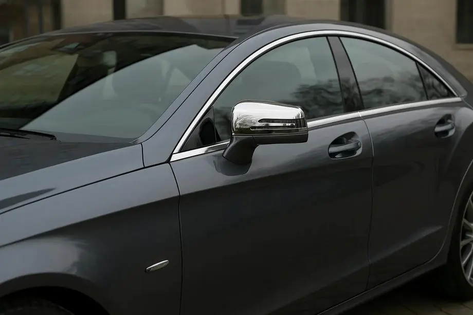 Mercedes CLS C218 2011-2018 гг. Накладки на Зеркала (2 шт, Нержавейка) Фото 1