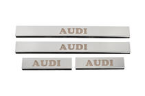 Audi A4 B8 2007-2015 гг. Накладки на Пороги (4 шт, Нержавейка) фото 1