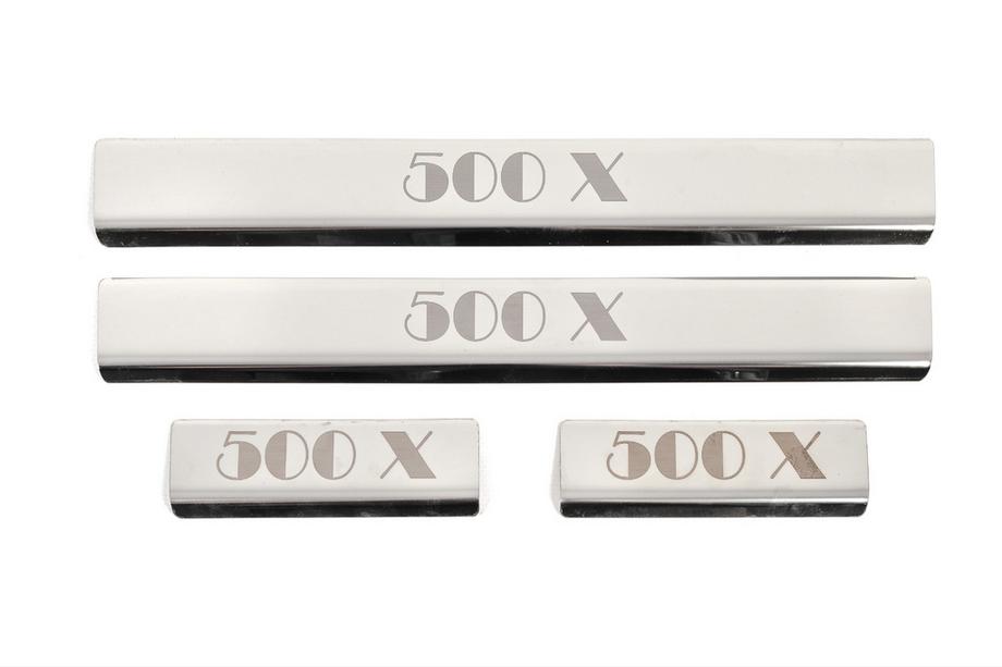 Накладки на Пороги (4 шт, Нержавейка) Image