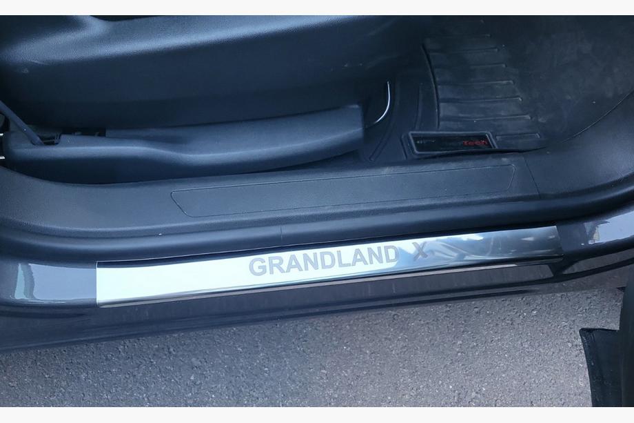 Opel Grandland X 2017- гг. Накладки на Пороги (4 шт, Нержавейка) Фото 4