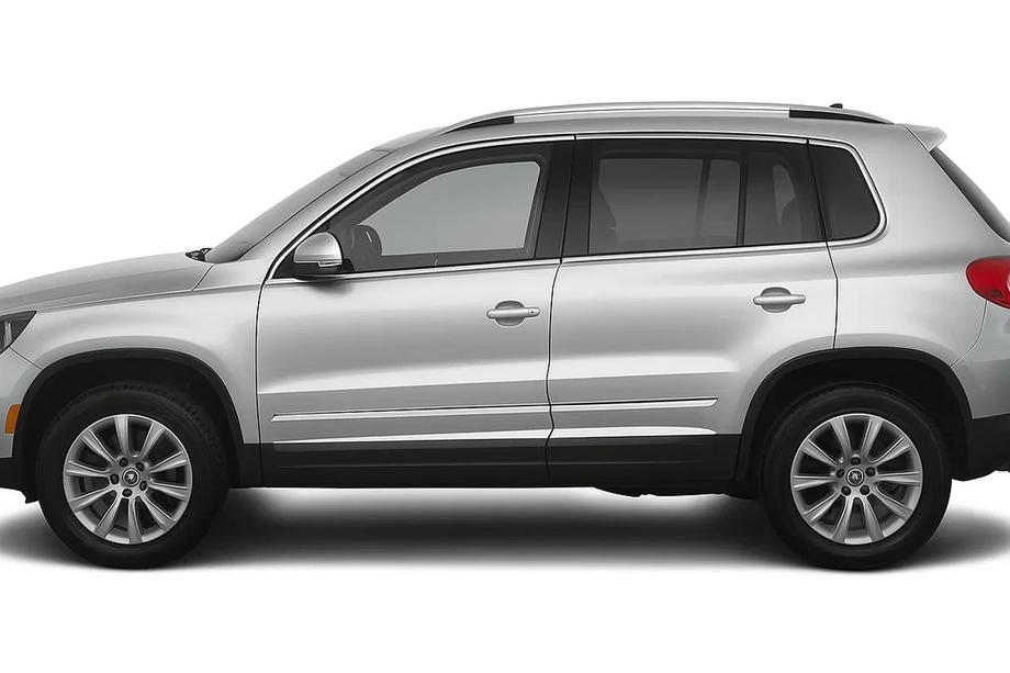 Volkswagen Tiguan 2007-2016 гг. Молдинги на двери Нержавеющая сталь (4 шт) Фото 1