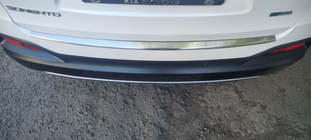 Накладка на задний бампер Carmos нержавейка фото 1 Накладка на задний бампер Carmos нержавейка фото 1