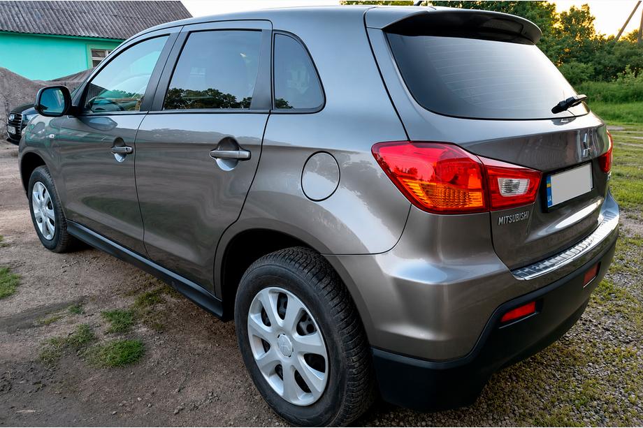 Mitsubishi ASX 2010-2023 гг. Накладка на задний бампер Carmos (2010-2019, нерж. сталь) Фото 3