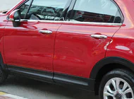 Fiat 500X 2014-2024 гг. Молдинги стекол нержавейка (4 шт.) фото 3