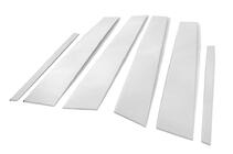 Накладки на дверные стойки из нержавеющей стали (6 шт) фото 3