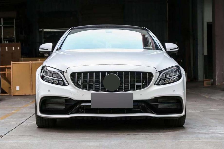 Mercedes C-class W205 2014-2021 гг. Комплект обвеса с диффузором (дизайн AMG C63 2018-2021) Фото 5