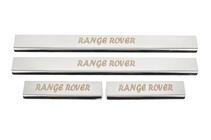 Range Rover III L322 2002-2012 гг. Накладки на пороги Carmos нержавейка 4 шт. фото 1