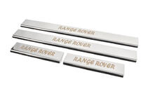 Range Rover III L322 2002-2012 гг. Накладки на пороги Carmos нержавейка 4 шт. фото 2