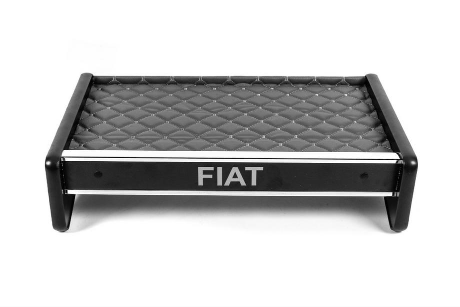 Fiat Ducato 2006-2025 гг. Полка на панель (Серая с серой строчкой) Image