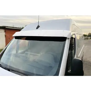 Козырек на Лобовое Стекло (Белый, 5мм) Mercedes Sprinter W906 2006–2018 гг. фото 1