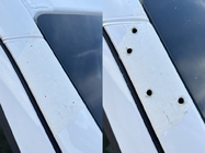 Козырек на лобовое стекло на раме (Белый, 5мм) фото 4