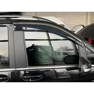 Ветровики с хромированным молдингом (2 шт, Niken Future) Mercedes Vito/V-class W447 2014- гг. фото 2