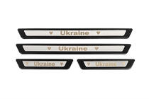 Накладки на пороги Honda eNP1 (Украина, 4 шт., нержавейка) фото 5