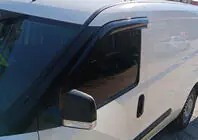 Fiat Doblo II 2010-2022 гг. Ветровики на окна (2 шт., Sunplex Sport) фото 1