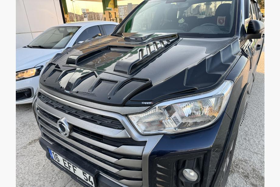 SsangYong Musso ІІ 2018- гг. Накладка на капот Dragon (ABS) Image