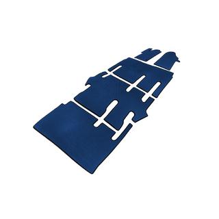 Коврики EVA V-class ExtraLong 2 боковые (Только самовывоз, полный салон, Синий) фото 2