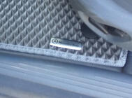 Mercedes Алюминиевый шильдик для ковриков (1 шт) фото 6