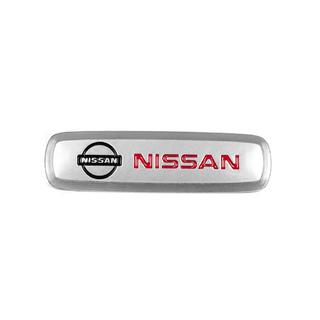 Nissan Шильдик алюминиевый для ковриков (1шт)