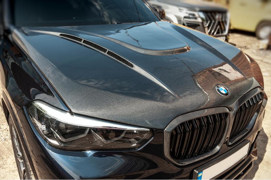BMW X5 G05 2019–2026 гг. Карбоновый капот V1 (G05/F95) Image