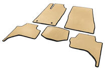 Mitsubishi Pajero Sport 2015- гг. Коврики EVA (Бежевые) фото 2