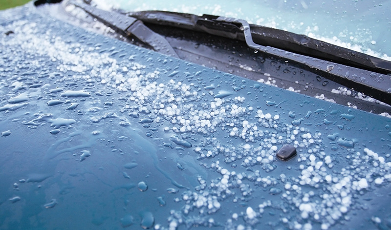Что делать, если машина попала под град?