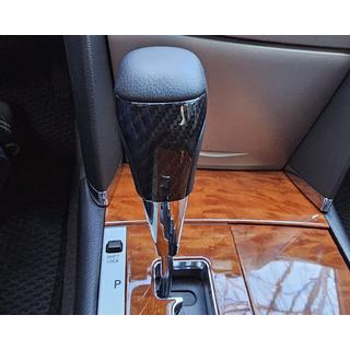 Ручка КПП (Черная Кожа + Карбон) Toyota Land Cruiser Prado 150 2009-2023 гг. фото 2