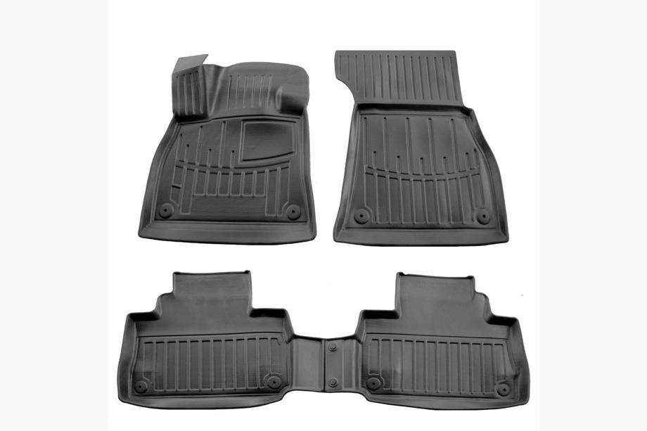 Audi Q8 e-Tron/Q8 e-tron Sportback 2018-2025 гг. Резиновые коврики Stingray 3D (4 шт) Image