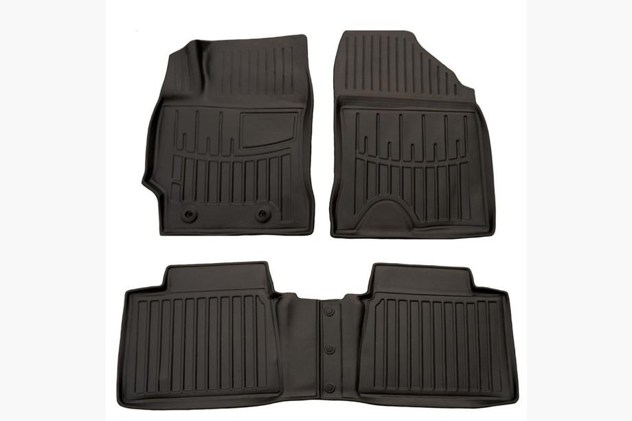 Toyota Corolla 2013-2019 гг. Резиновые коврики Stingray 3D (4 шт) Image