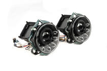 Mercedes G сlass W463 1990-2018 гг. Передние Фары Manor Black LED (2006-2017) фото 3