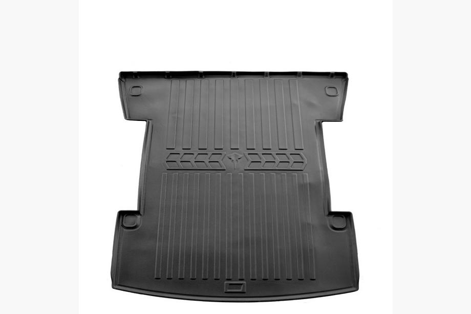 Volkswagen Caddy 2010-2015 гг. Коврик в багажник Stingray 3D (7-местный со сложенным 3-м рядом, длинная база) Image